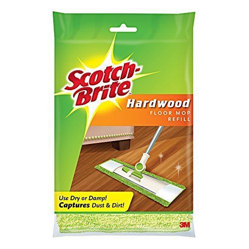 Scotch-Brite Microfiber Hardwood Floor Mop Refill, 1-Count