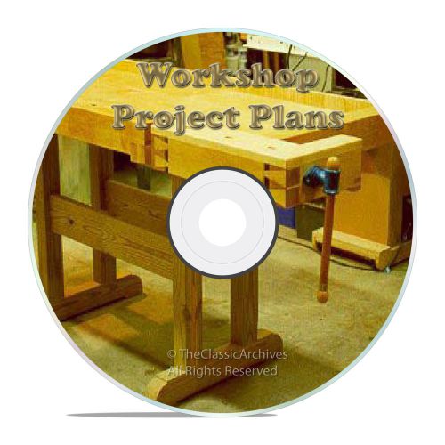 Routers, work shop press, carpentry, lathe, tool plans, sandblaster, arc welder for sale