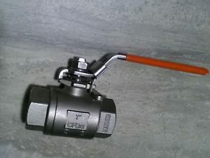 CRANE 1&#034; Stainless Steel Ball Valve 2000 PSI, NEW