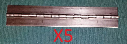 5-plain steel piano hinge 7.5 x 1.5 cabinet/door/project/furniture/craft/car for sale