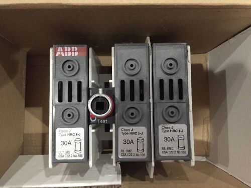 ABB OS 30AJ12 Disconnect Switch 30 AMP 600V 1SCA022548R9810