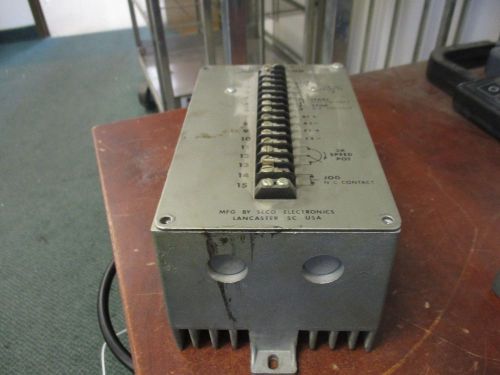 Seco Bronco Motor Speed Control Drive 110-NO 110V 50/60Hz 1Ph Used