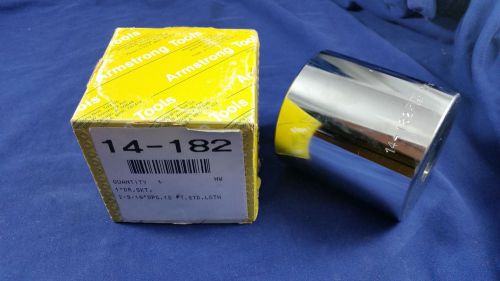 NEW Armstrong 2-9/16&#034; SAE Chrome Socket 12PT 1&#034; Drive 14-182 14182 USA