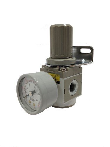 PneumaticPlus SAR2000M-N02BG Air Pressure Regulator, 1/4&#034; Pipe Size, NPT with