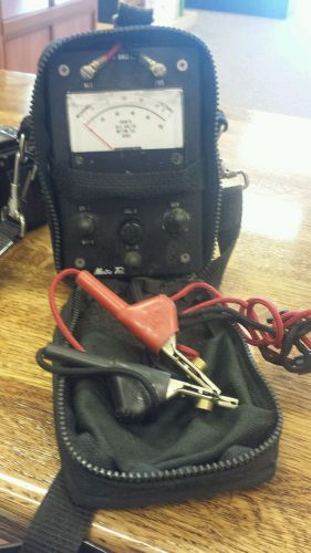 METRO TEL MT-8455 L2 Kick Meter w/Voltmeter Ohmmeter &amp; Polarity, Leads &amp; Case