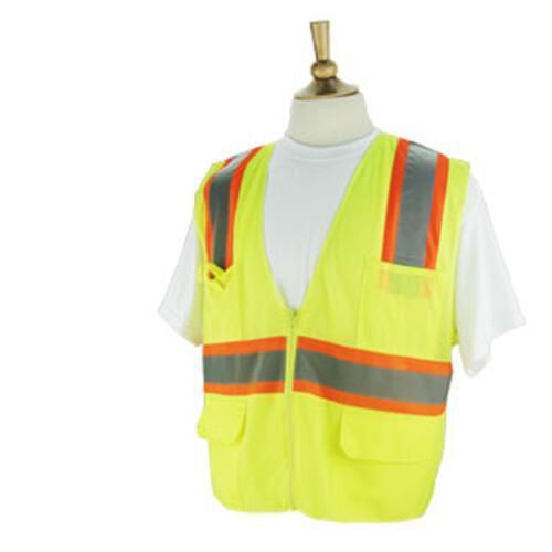 Revco svy220 surveyor&#039;s mesh/poly, safety vest w/reflectives, 3x-large for sale