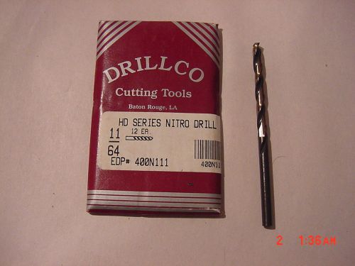 &gt;new&lt; drillco drill bits 11/64 hd series nitro drill edp# 400n111  usa for sale