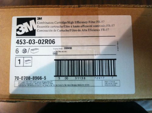 3m fr-57, 6 pack case for gas mask,40mm nato,expdate 2008/06 pn# 453-03-02r06 for sale