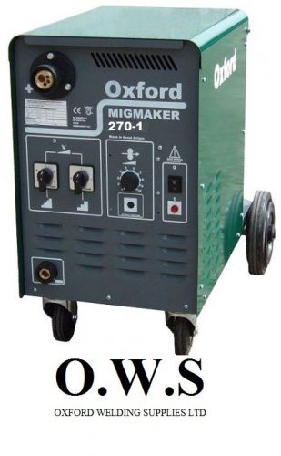 Oxford MIG Welder MIGMAKER 270-1 Single Phase Machine - 1 IN STOCK!