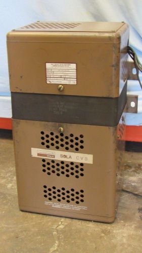 SOLA CONSTANT VOLTAGE TRANSFORMER 23-26-220 2000VA 120/240V