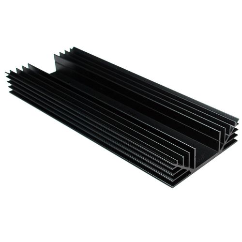 SS6120 Aluminum Black Heatsink Heat Sink Audio Amplifier