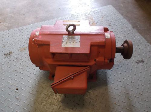 Marathon electric 20 hp motor 1750 rpm, 230/460 volt, 3 ph, fr 256t (used) for sale