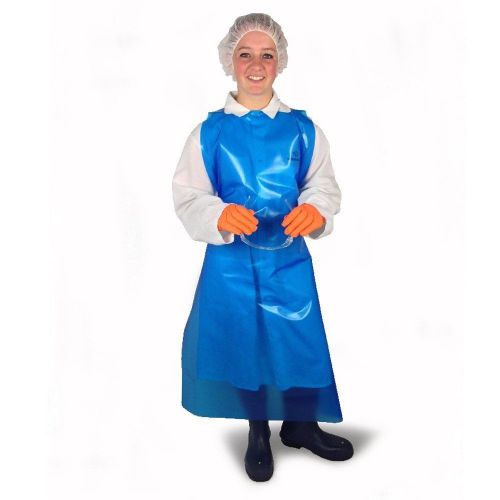 UltraSource 450034 Heavy Duty VR Aprons, 12 mil, 35&#034; Width x 55&#034; Length, Blue (P