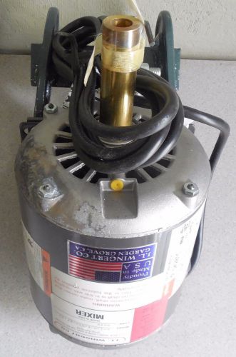 New Wingert C-2-0-H / WRD-EE-20 Mixer w/Dayton 5K281C Split Phase Motor w/mounts