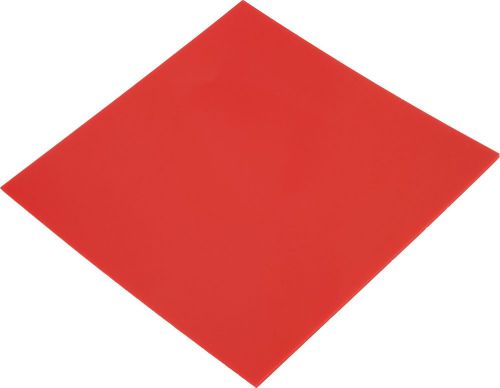 Pepetools 196.PU Durometer Urethane Pad 6&#034; x 6&#034; 1/16&#034; Thick 95 amp Red