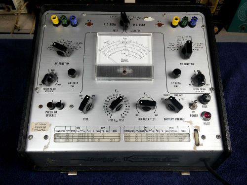 Hickok Dynamic Transistor Tester Model 870 With Manual