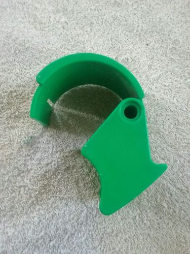 Empty Packing/Shipping Tape Dispenser/Green Plastic