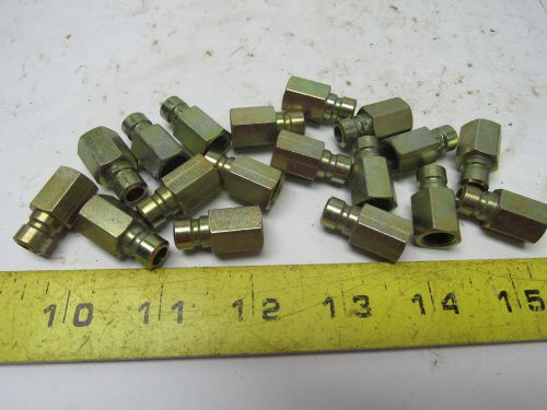 Jiffy-Matic JPf-0250 NPT Female Plug, 1/16&#034; NPT Lot Of 18