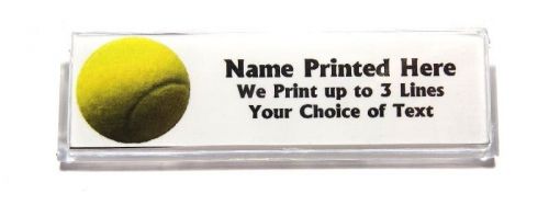 Tennis ball custom name tag badge id pin magnet for player team coach sports fan for sale