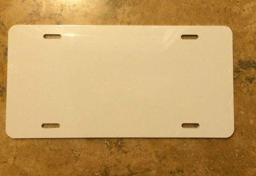 1 Piece ALUMINUM LICENSE PLATE SUBLIMATION BLANKS 6&#034;x12&#034;