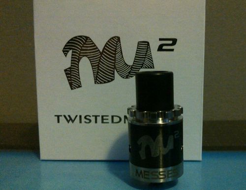 Black Twisted Messes V2 RDA Atomizer HUGE CLOUDS!!!