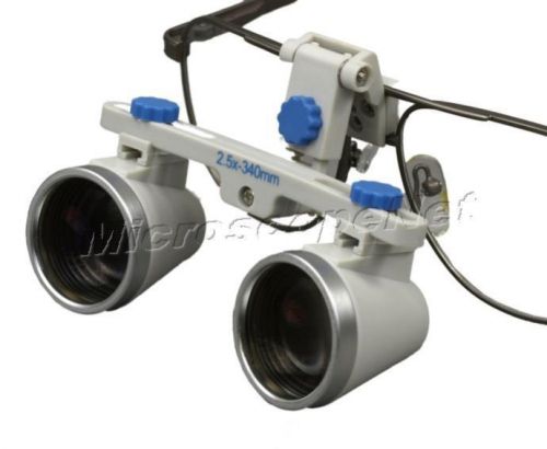 Dental surgical binocular loupes 2.5x 340mm working distance for sale