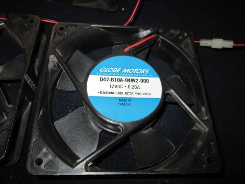 Globe Motors D47-B10A-04W2-000 12 VDC 5 blade Fan