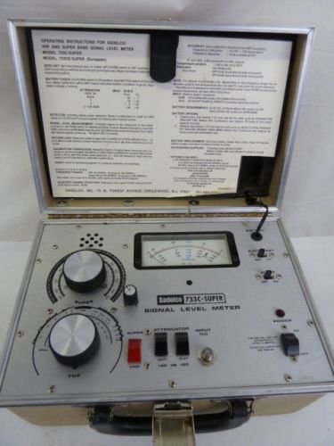 SADELCO 733C-SUPER SIGNAL LEVEL METER