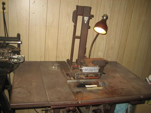 Addressograph Model 1735 E  Letter Printing Machine