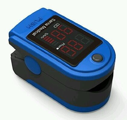 Finger pulse oximeter