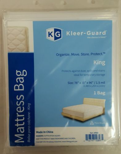 KLEER-GUARD Mattress Bag KING 78x10x96 item #R66