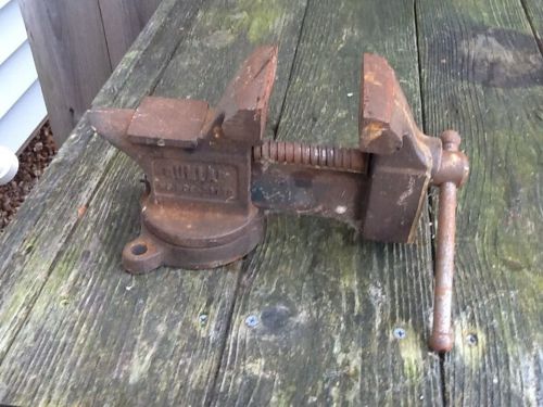 Dunlap 3-1/2&#034; swivel base bench vise  no. 506-51770 for sale