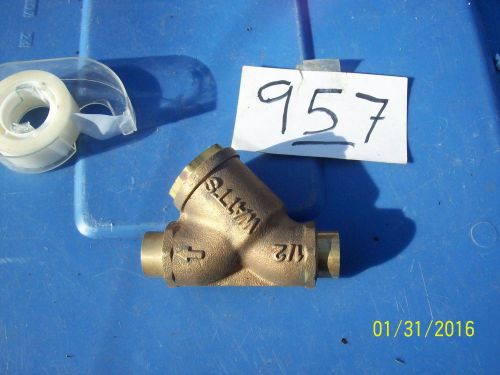 WATTS 1/2&#034; Y STRAINER VALVE 3 WAY 400 WOG