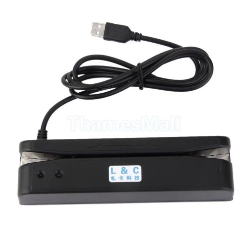 LC-402U USB Magnetic Stripe Credit/Debit Card Reader Read Card Track1 Track2