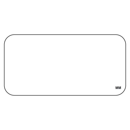 Daymark it113391 movemark blank removable label 1&#034; x 2&#034; (roll of 1000) for sale