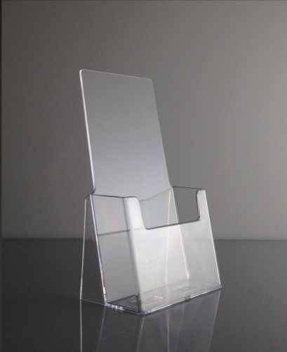 Clear Acrylic Tri Fold Brochure Holder Top Quality USA Made