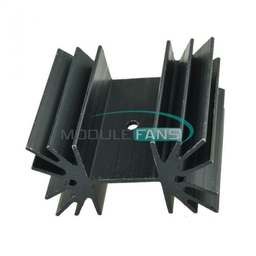 Heat sink IC Heat sink Aluminum 35X42X25.4MM Cooling Fin 35x42x25.4MM New