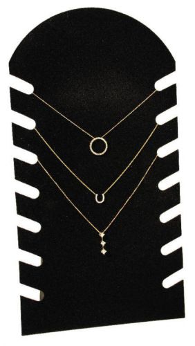 1 BLACK 14&#034; VELVET NECKLACE PENDANT JEWELRY DISPLAYS