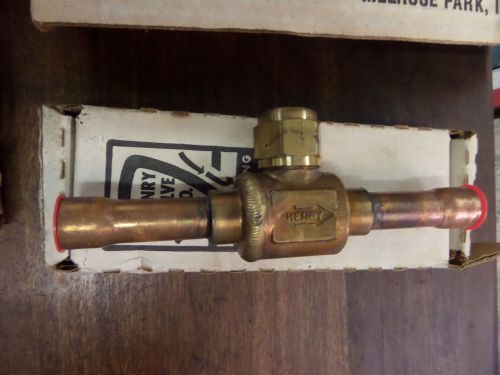 3/Three New Refrigeration Ball Valve/s Full Port 2ea 5/8&#034; and 1ea 5/8&#034; Henry