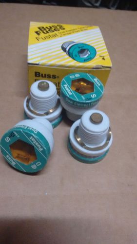 BOX OF 4 NEW BUSSMANN S10 BUSS FUSTAT DUAL ELEMENT FUSES 10AMP TYPE S