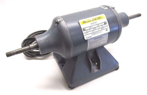 BALDOR 6&#034; BENCHTOP BUFFER / POLISHER - 1/3 HP, 3,600 RPM, 115 VOLT - #111