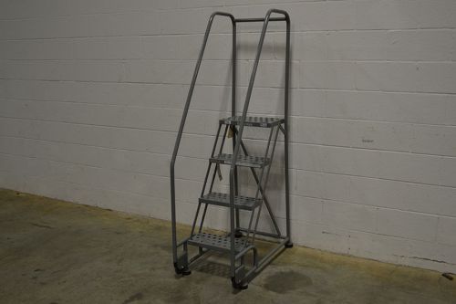 Cotterman 4 Step Tilt-N-Roll Ladder