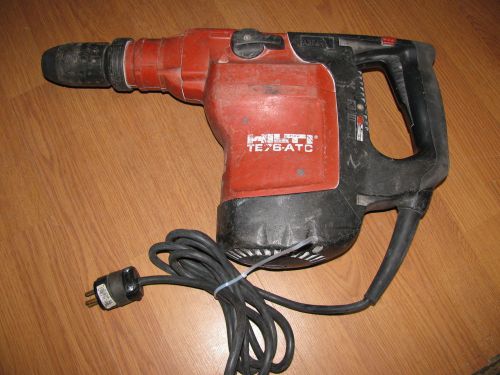 HILTI TE 76 TE76 ATC ROTARY HAMMER DRILL Concrete DEMOLITION Tested 100%