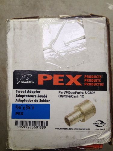 Female Sweat Adapter Coupling-12 PK 3/4&#034;F SWEAT ADAPTER