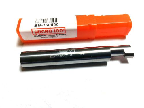 Micro 100  .360 x  .500&#034; Depth Carbide Grooving Boring Bar Tool (P 431)