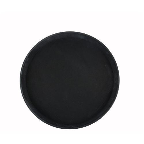 Winco TRH-14K, 14-Inch Round Tray, Black