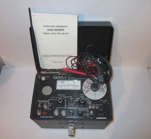 WAVETEK SAM I 450 SIGNAL ANALYSIS METER CABLE TESTER I-450