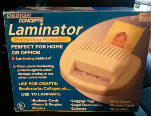 Laminator by Design Concepts NEW NIB !! Lamination Tool