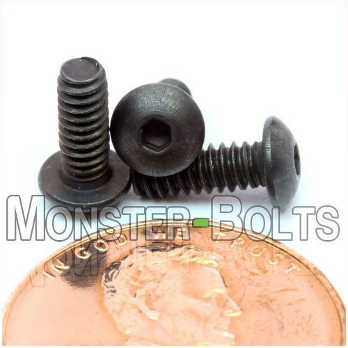 #4-40 – BUTTON HEAD Socket Cap Screws Alloy Steel w/ Thermal Black Oxide Coarse