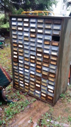 Vintage 133 Drawer Industrial Metal Cabinet - Pick-up Only